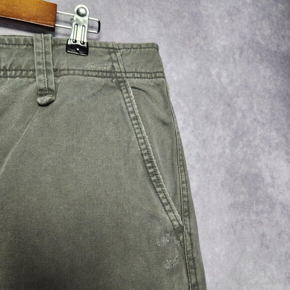 Lucky Brand Shorts Mens 33 Gray Cargo Utility Pockets Drawstring 80318 Summer - Picture 10 of 15